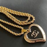 CC Black Heart Necklace RC