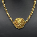 Repurposed Medallion Choker