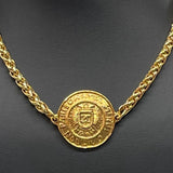 Repurposed Medallion Choker