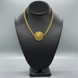 Repurposed Medallion Choker