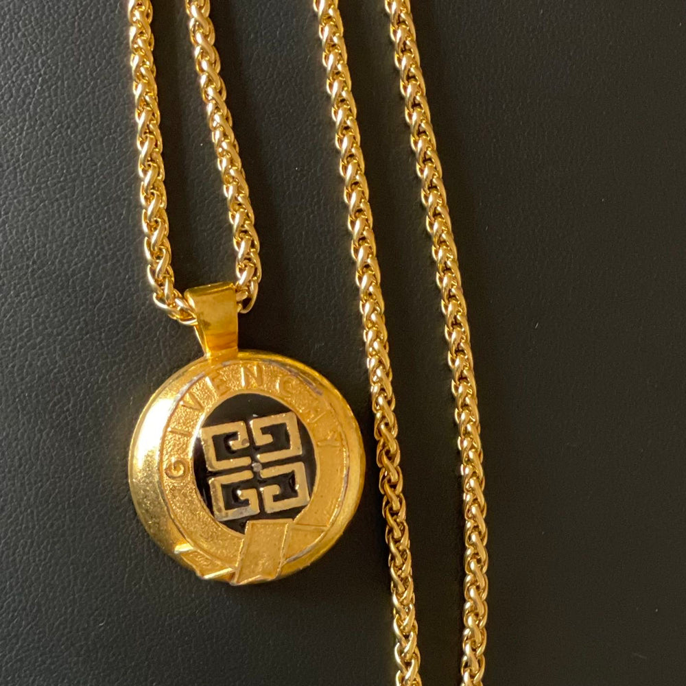 Repurposed Givenchy Pendant Necklace