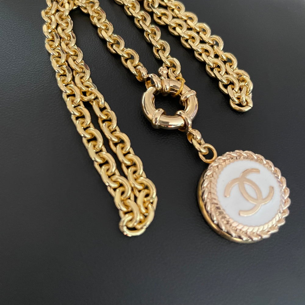 CC White Rollo Chain